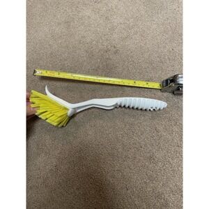 Mr. Clean Multi Purpose Handheld Scrub Brush  Heavy Duty Bristles & Handle Used